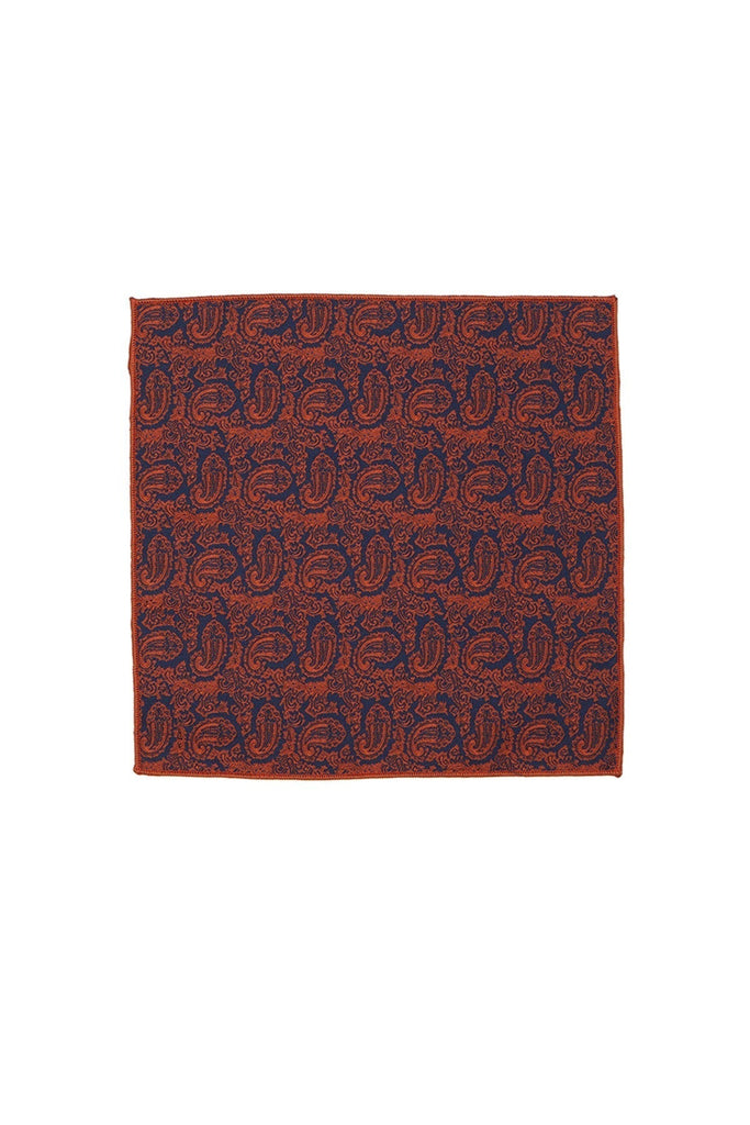 26202021A001 \ Classic Micro Polyester Pocket Square Orange