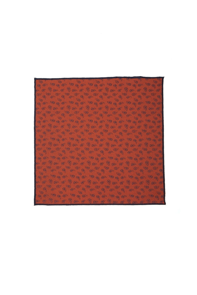 26202021A001 \ Classic Micro Polyester Pocket Square Orange