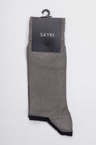 Basic Bamboo Black-Black Socks Black - Gray - MIB