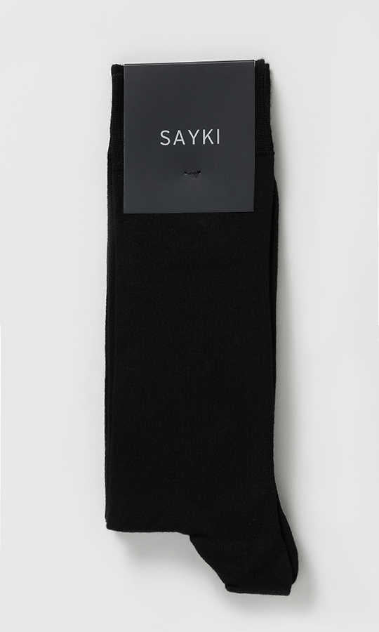 Basic Bamboo Black-Black Socks Black - Navy - MIB