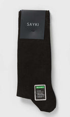 Basic Bamboo Black-Black Socks Brown-Navy - MIB