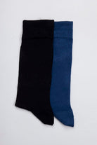 Basic Bamboo Black-Black Socks Navy - Blue - MIB