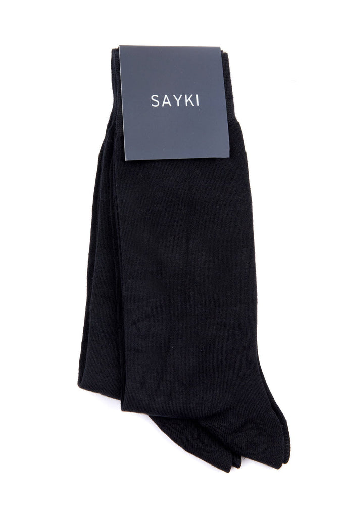 Basic Bamboo Navy-Navy Socks Black-Black - MIB