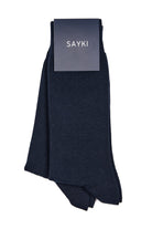 Basic Navy Cotton Socks - MIB