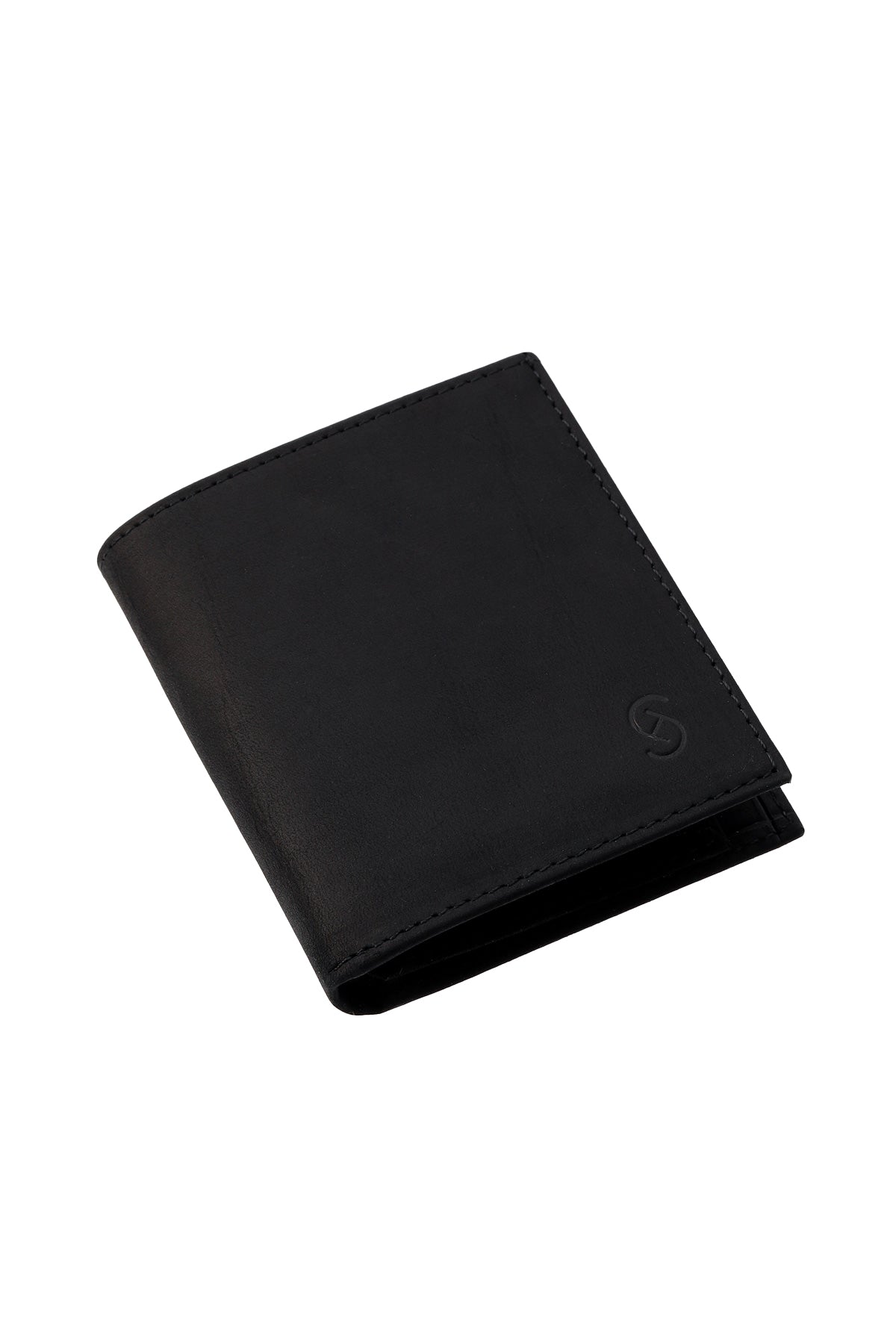 Black 100% Leather Wallet - MIB