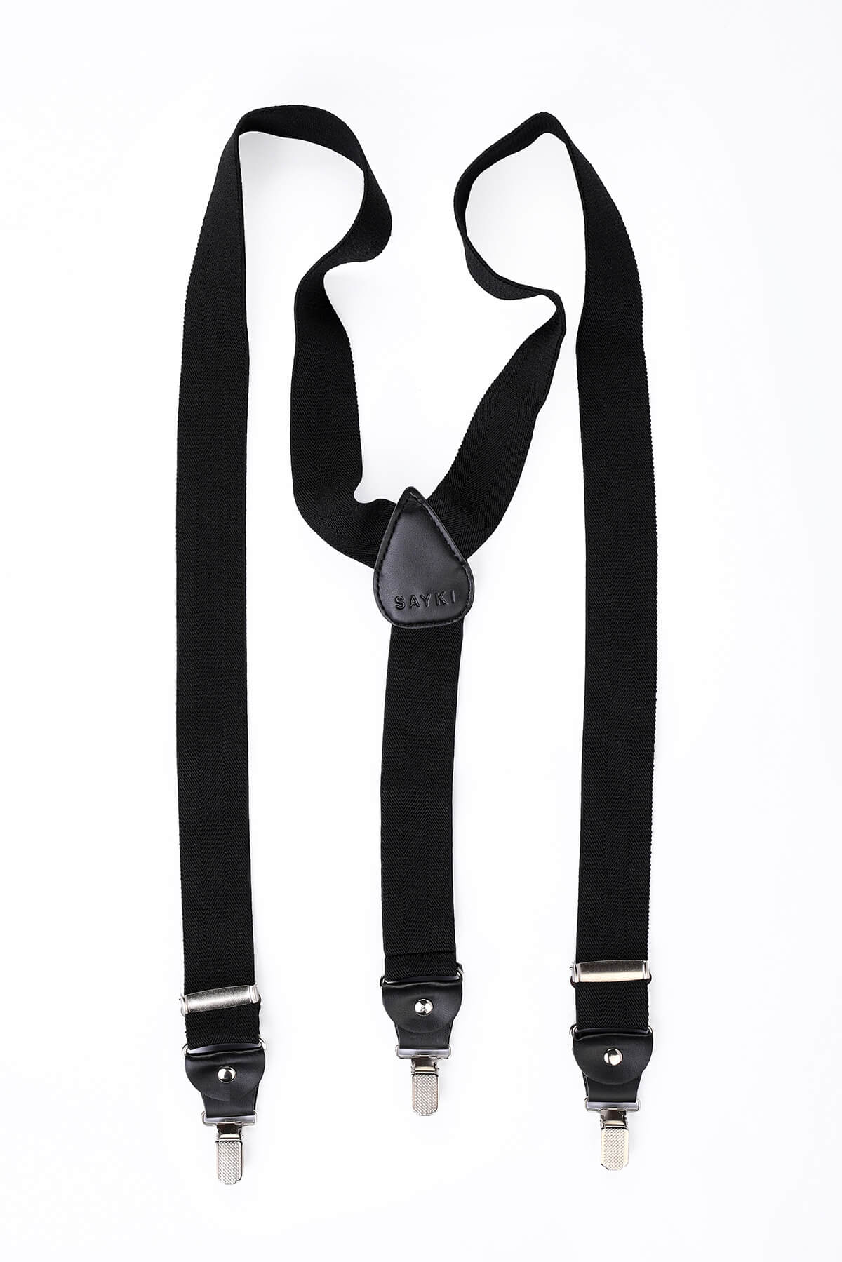 Black Elastic Suspenders - MIB