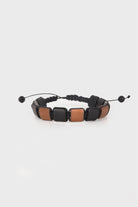 Black Geometric Hematite Bracelet - MIB