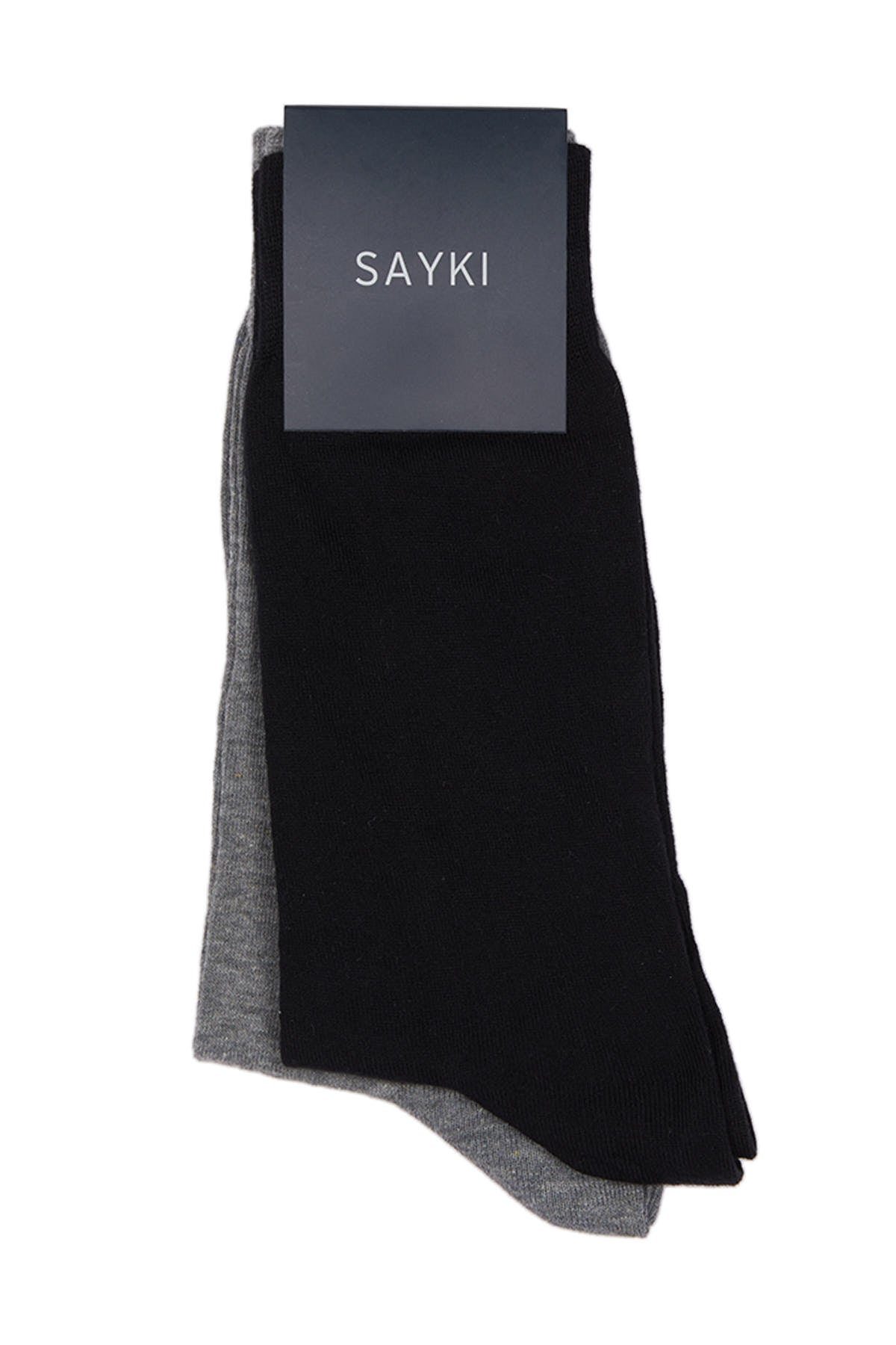 Black & Gray Cotton Socks - MIB