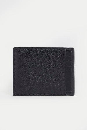 Black Standard Leather Wallet - MIB