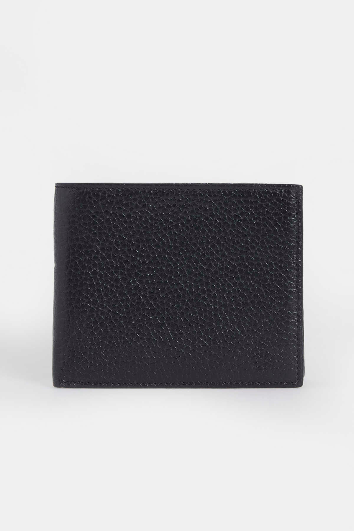 Black Standard Leather Wallet - MIB