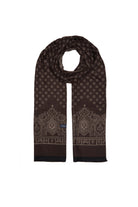 Brown - Beige Patterned Scarf - MIB