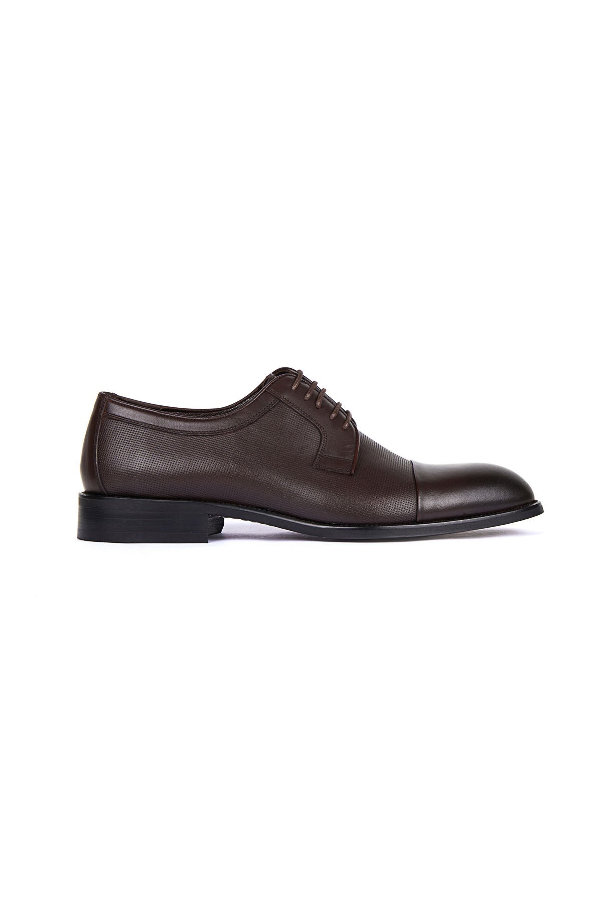 Brown Classic Lace-Up Shoes in 100% Genuine Leather Brown