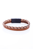 Brown Leather Bracelet - MIB