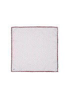 Burgundy Polka Dot Pocket Square - MIB