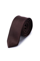 Casual 2.36 Inches Brown Tie - MIB