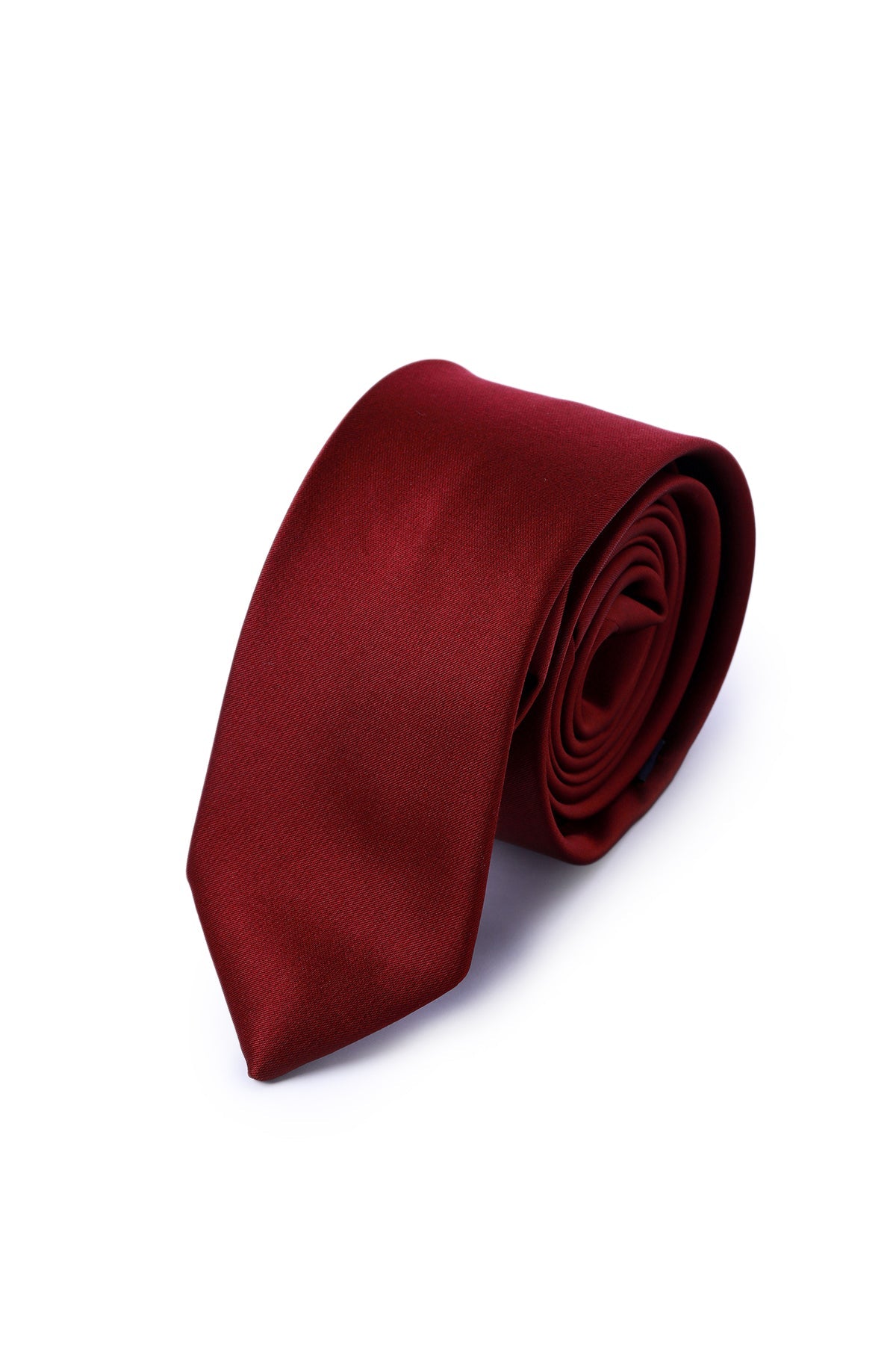 Casual 2.36 Inches Burgundy Tie - MIB