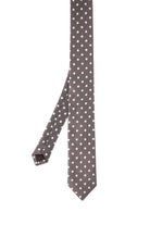 Casual 2.5-inch Black Slim Dot Tie - MIB