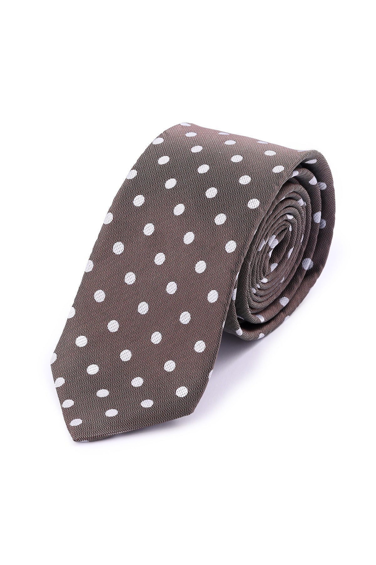 Casual 2.5-inch Black Slim Dot Tie - MIB