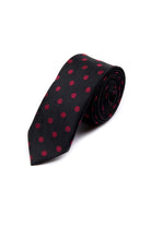 Casual 2.5-inch Black Slim Tie - MIB