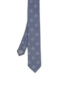 Casual 2.5-inch Gray Slim Square Diamond Tie - MIB