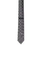 Casual 2.5-inch Gray Slim Square Dot Tie - MIB