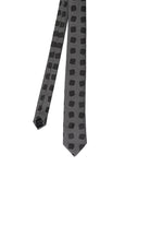 Casual 2.5-inch Gray Slim Tie - MIB