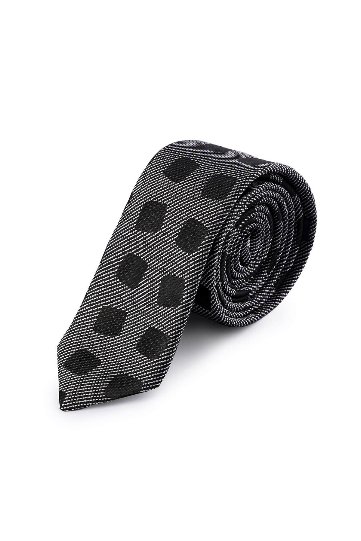 Casual 2.5-inch Gray Slim Tie - MIB