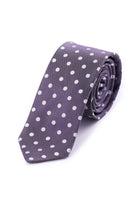 Casual 2.5-inch Navy Slim Disc Tie - MIB