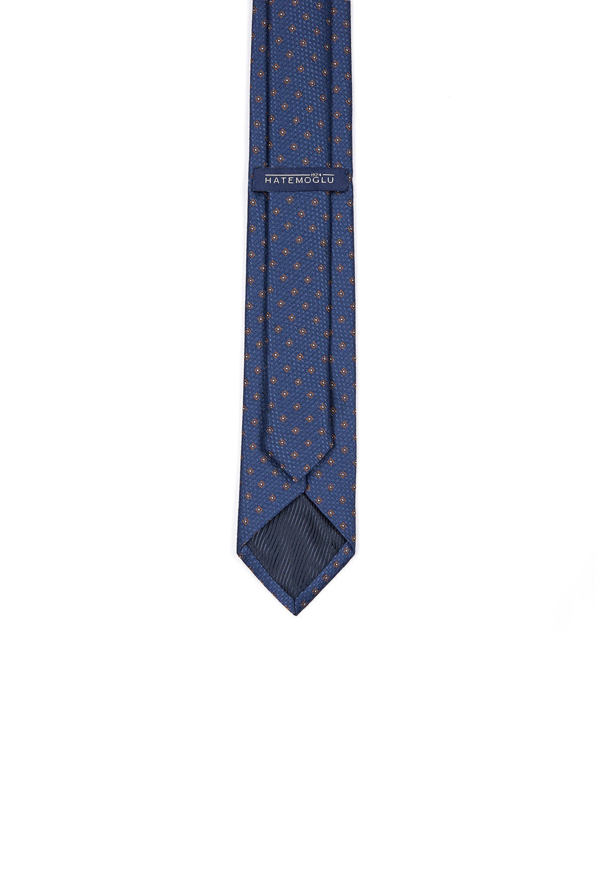 Casual 2.5-inch Navy Slim Dot Square Tie - MIB