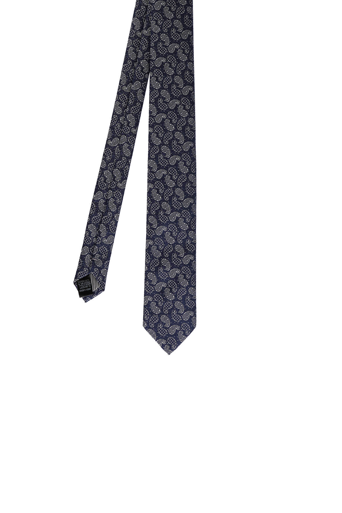 Casual 2.5-inch Navy Slim Paisley Tie - MIB