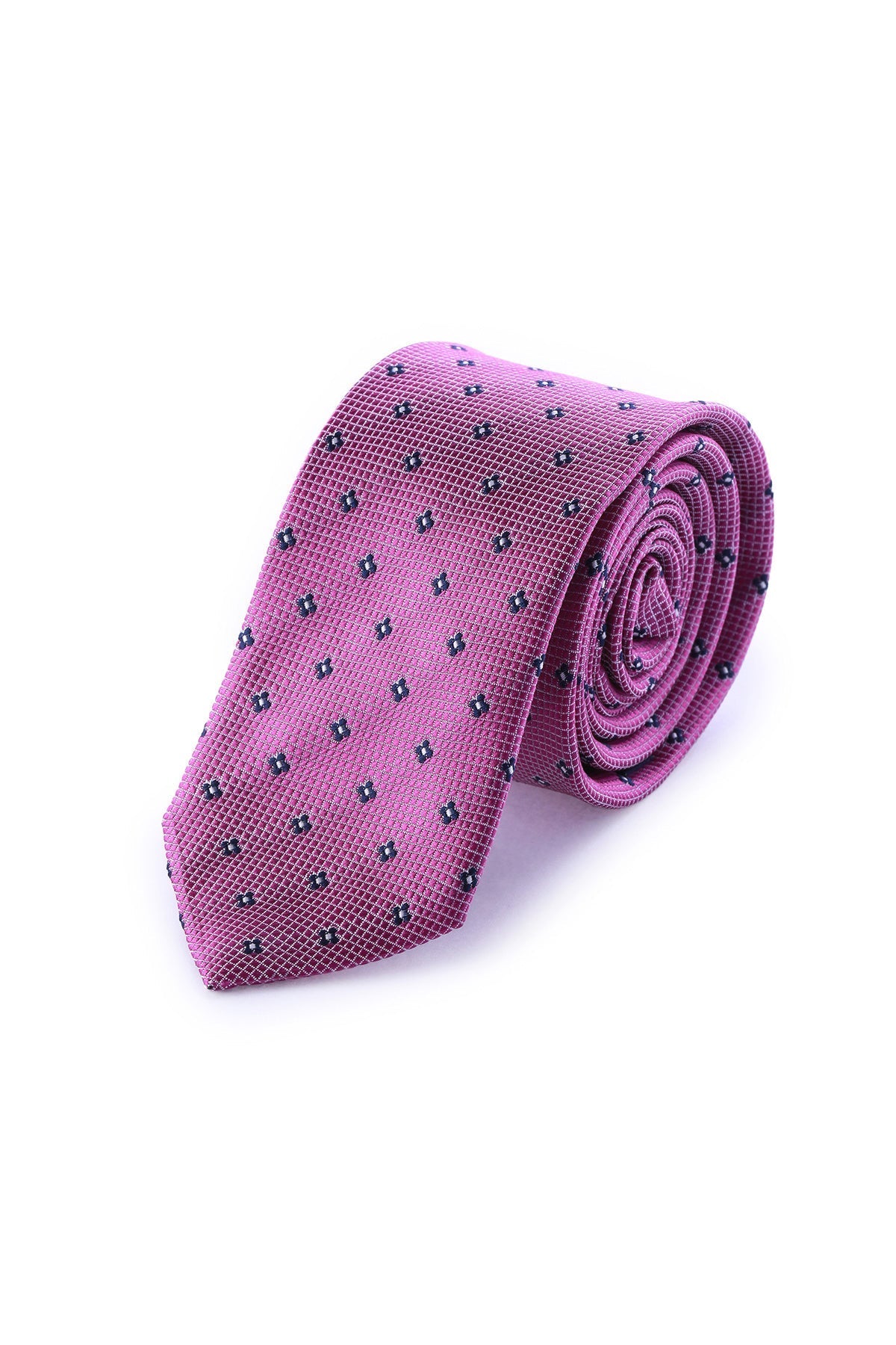 Casual 2.5-inch Pink Slim Floral Tie - MIB