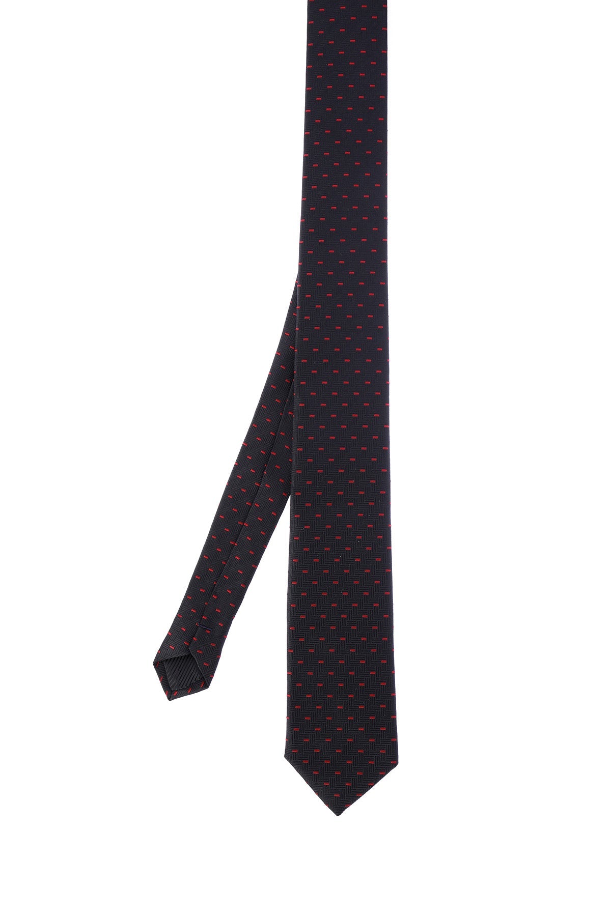 Casual 2.5-inch Slim Black Tie Black 3 - MIB