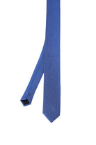 Casual 2.5-inch Slim Black Tie Blue 6 - MIB