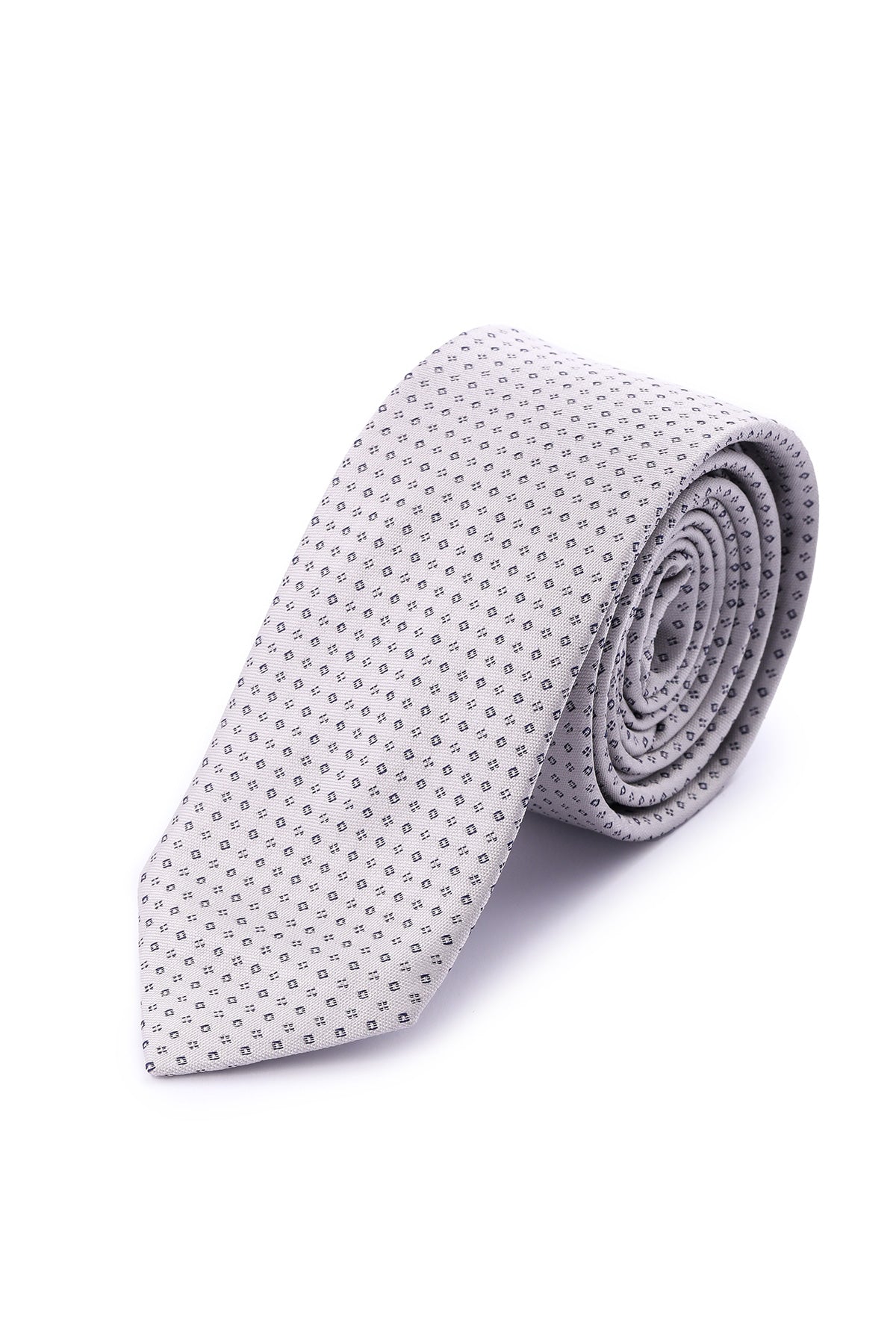 Casual 2.5-inch Slim Black Tie Gray 3 - MIB