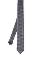 Casual 2.5-inch Slim Black Tie Gray 4 - MIB