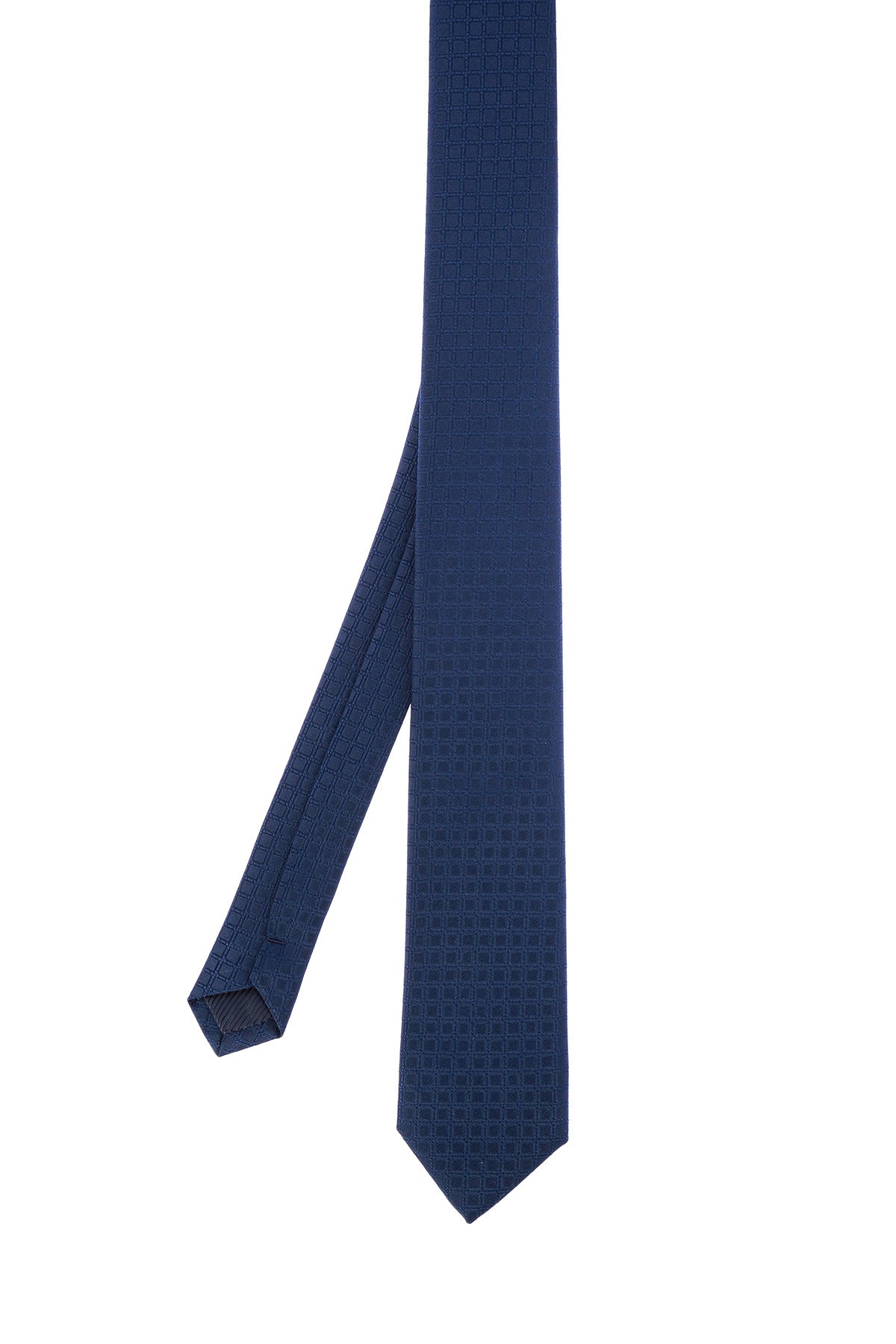 Casual 2.5-inch Slim Black Tie Navy 46 - MIB