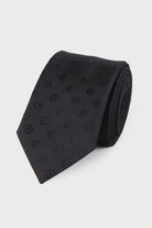 Casual 2.5-inch Slim Burgundy Tie Black 19 - MIB