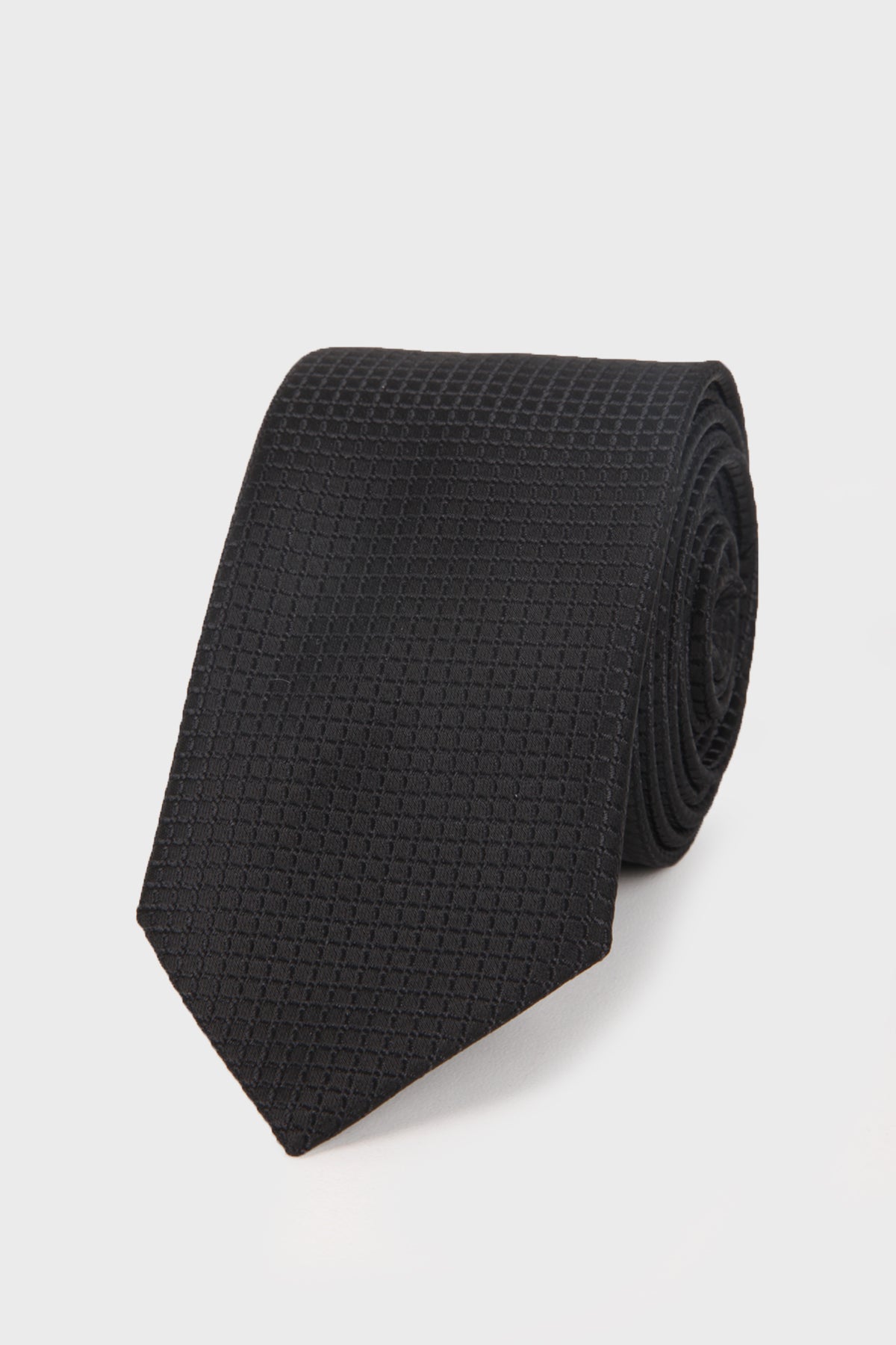 Casual 2.5-inch Slim Burgundy Tie Black 20 - MIB