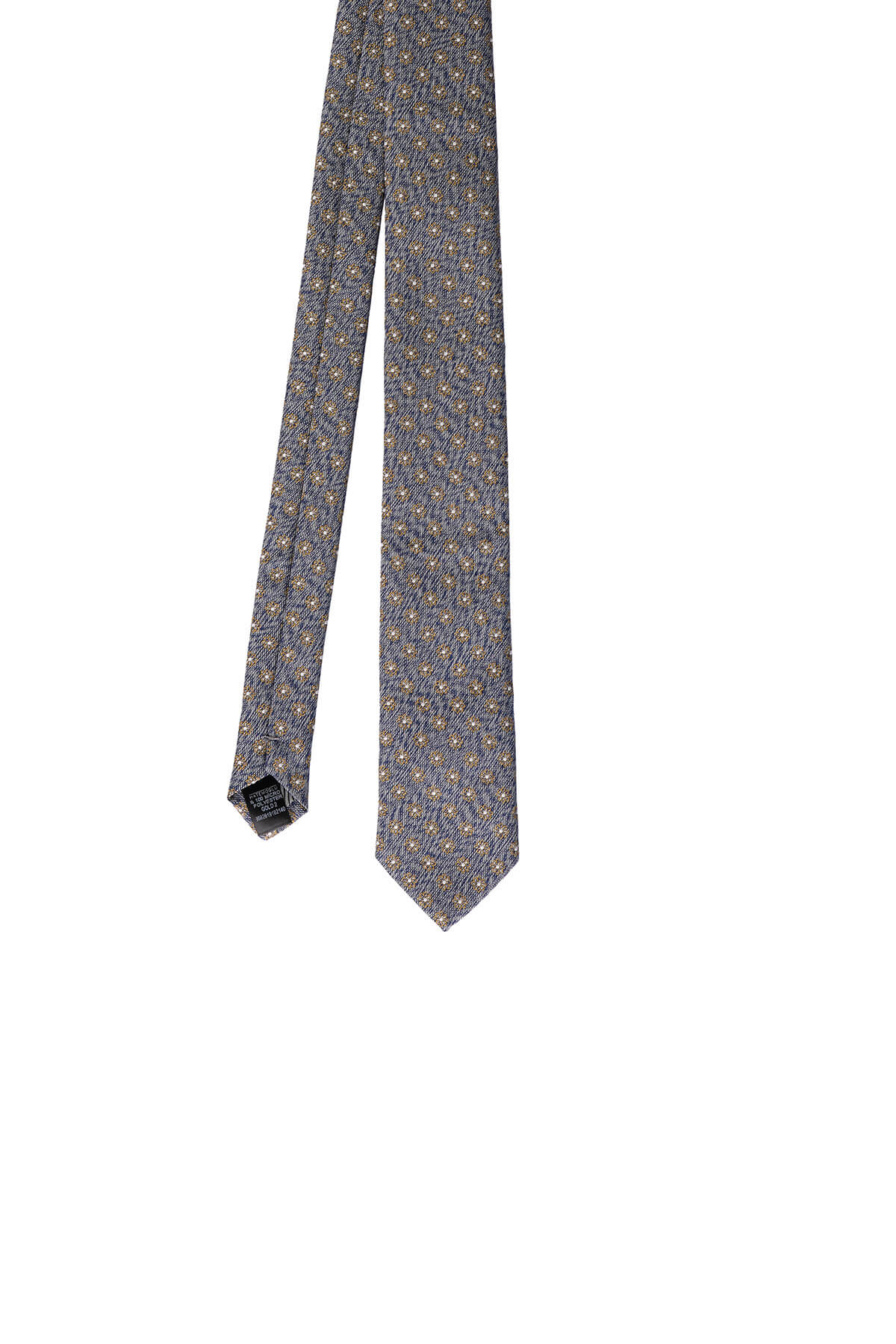 Casual 2.5-inch Slim Gold Tie Gold 2 - MIB