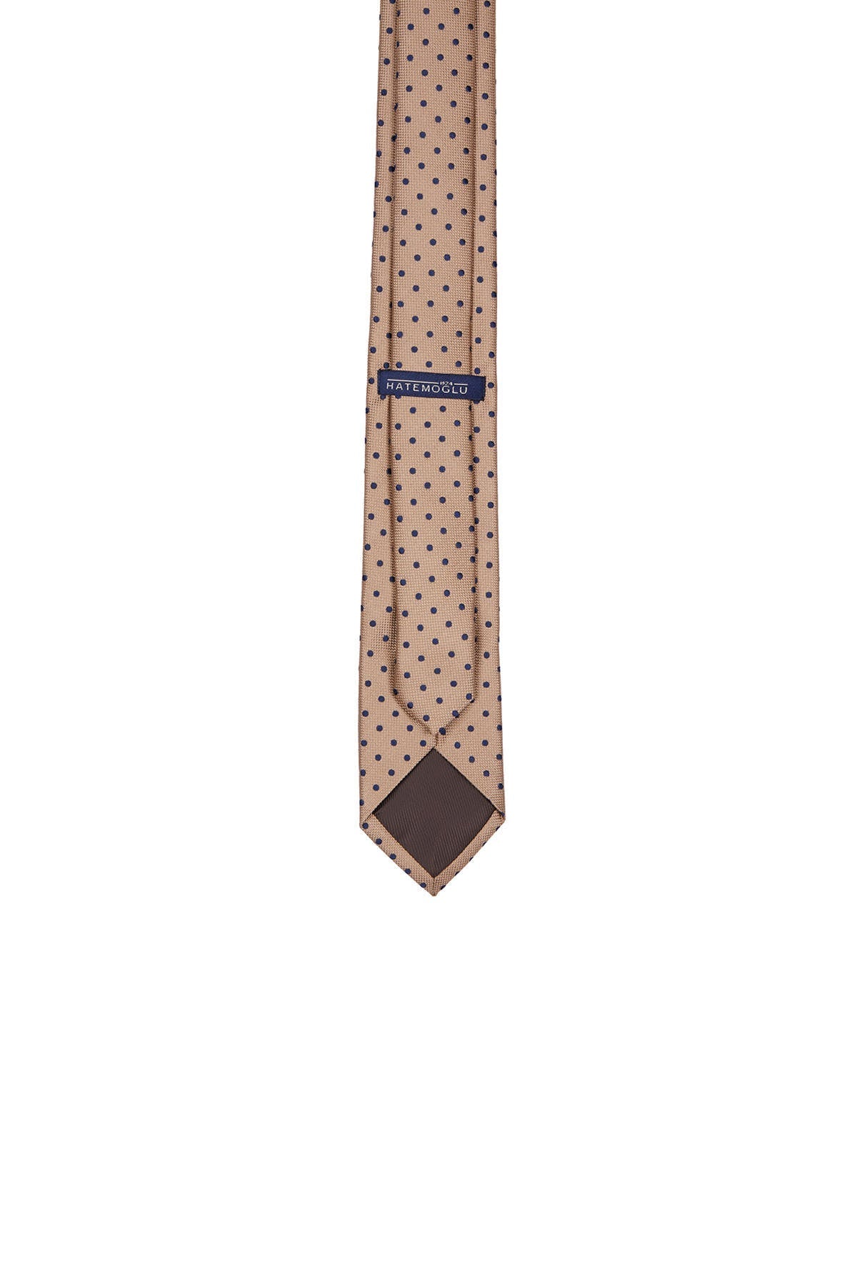 Casual 2.5-inch Slim Gold Tie Beige 12 - MIB