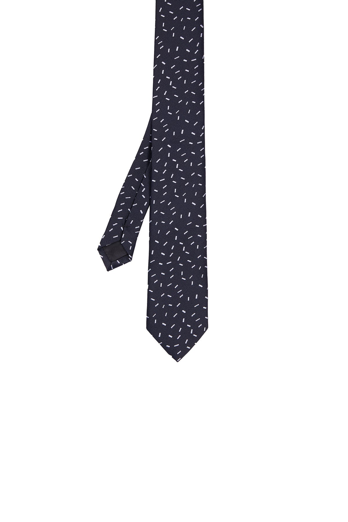 Casual 2.5-inch Slim Gold Tie Black 72 - MIB