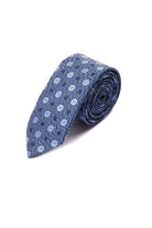 Casual 2.5-inch Slim Gold Tie Gray 1 - MIB