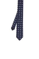 Casual 2.5-inch Slim Gold Tie Navy 17 - MIB