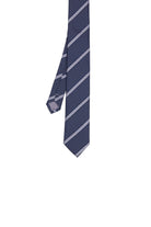 Casual 2.5-inch Slim Gold Tie Navy 19 - MIB