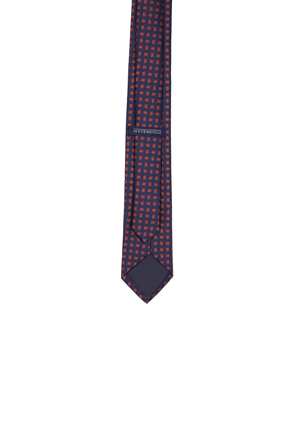 Casual 2.5-inch Slim Gold Tie Orange 7 - MIB