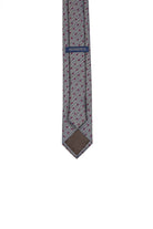 Casual 2.5-inch Slim Gold Tie Purple 1 - MIB