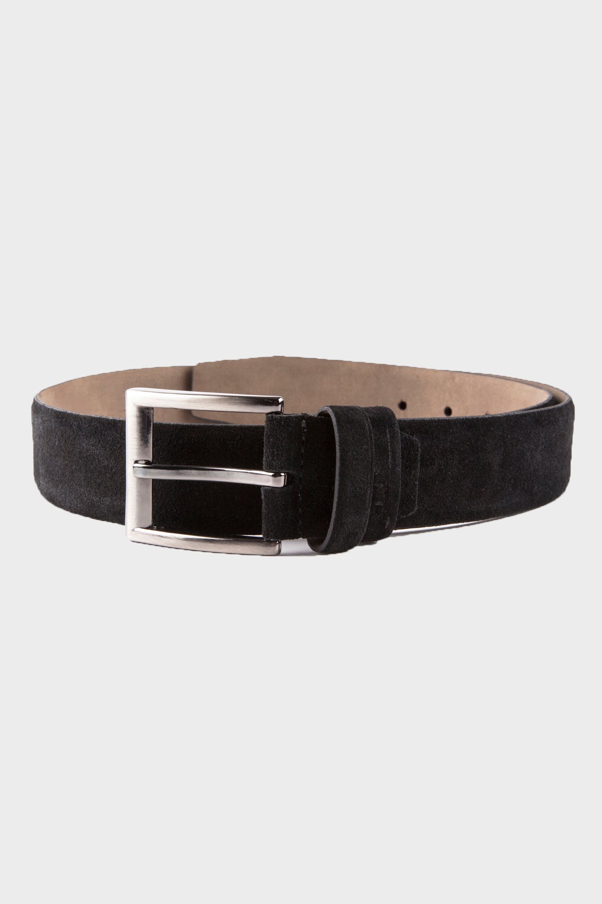 Casual Black 100% Leather Belt - MIB