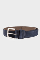 Casual Navy 100% Leather Belt - MIB