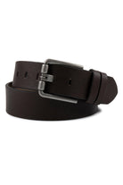 Casual Patterned Leather Black Belt Brown - MIB