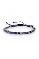 Charcoal Natural Stone Bracelet - MIB